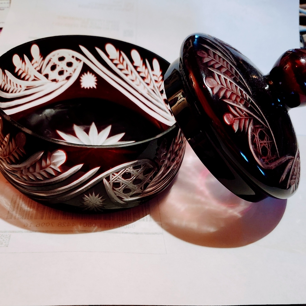 Vintage Aubergine Dish